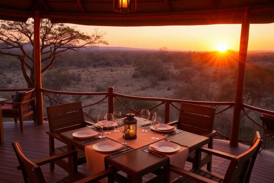 Guest dining setting